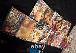 VINTAGE 1973 Full Year Penthouse Magazine Collection Excellent Condition