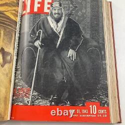 VTG 1943 Bound Life Magazine April June King of Saudi Arabia Ibn Saud