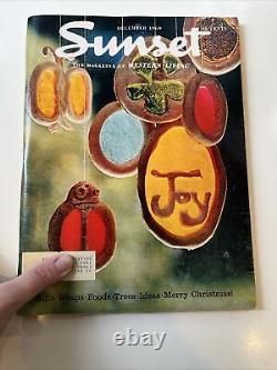 Vintage 1969 SUNSET Magazine FULL Year Collection 12 Issues + Index, Storage Box