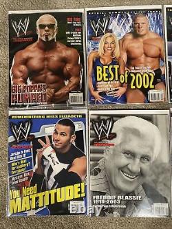 WWE Magazine 2003 Lot of 13 Issues Complete Year + Smackdown! Holiday Edition