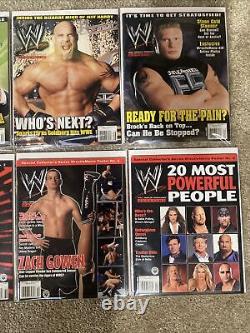 WWE Magazine 2003 Lot of 13 Issues Complete Year + Smackdown! Holiday Edition